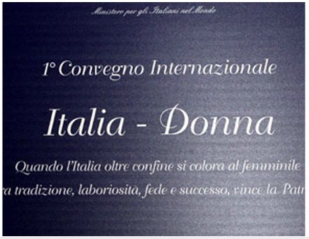 2006 – Primo convegno nazionale Italia – Donna