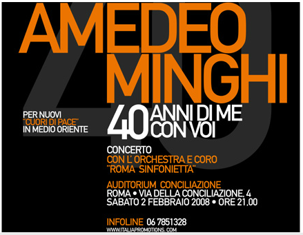 2008 – Amedeo Minghi: 40 anni di me con voi